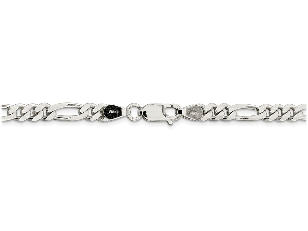 FJC Finejewelers 16 Inch Sterling Silver 5.25mm Figaro Chain Necklace