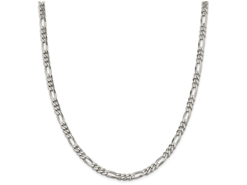 FJC Finejewelers 16 Inch Sterling Silver 5.25mm Figaro Chain Necklace