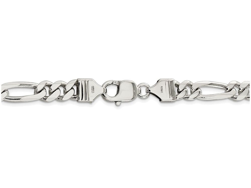 FJC Finejewelers 16 Inch Sterling Silver 7.75mm Figaro Chain Necklace