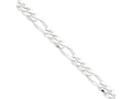 FJC Finejewelers 18 Inch Sterling Silver 9mm Figaro Chain Necklace
