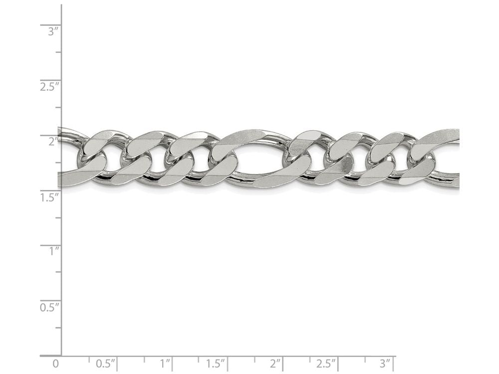 FJC Finejewelers 20 Inch Sterling Silver 12.75mm Figaro Chain Necklace