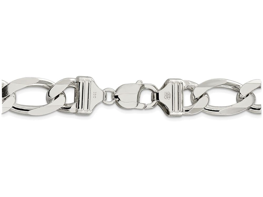 FJC Finejewelers 20 Inch Sterling Silver 12.75mm Figaro Chain Necklace