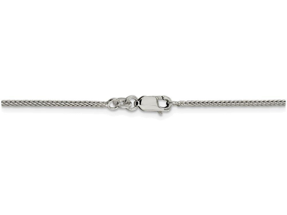 FJC Finejewelers 16 Inch Sterling Silver 1.45mm bright-cut Franco Chain Necklace