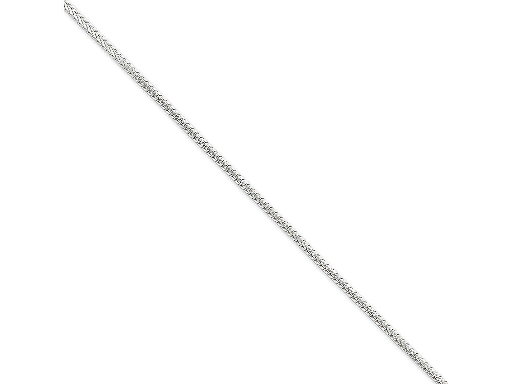 FJC Finejewelers 16 Inch Sterling Silver 2mm bright-cut Franco Chain Necklace