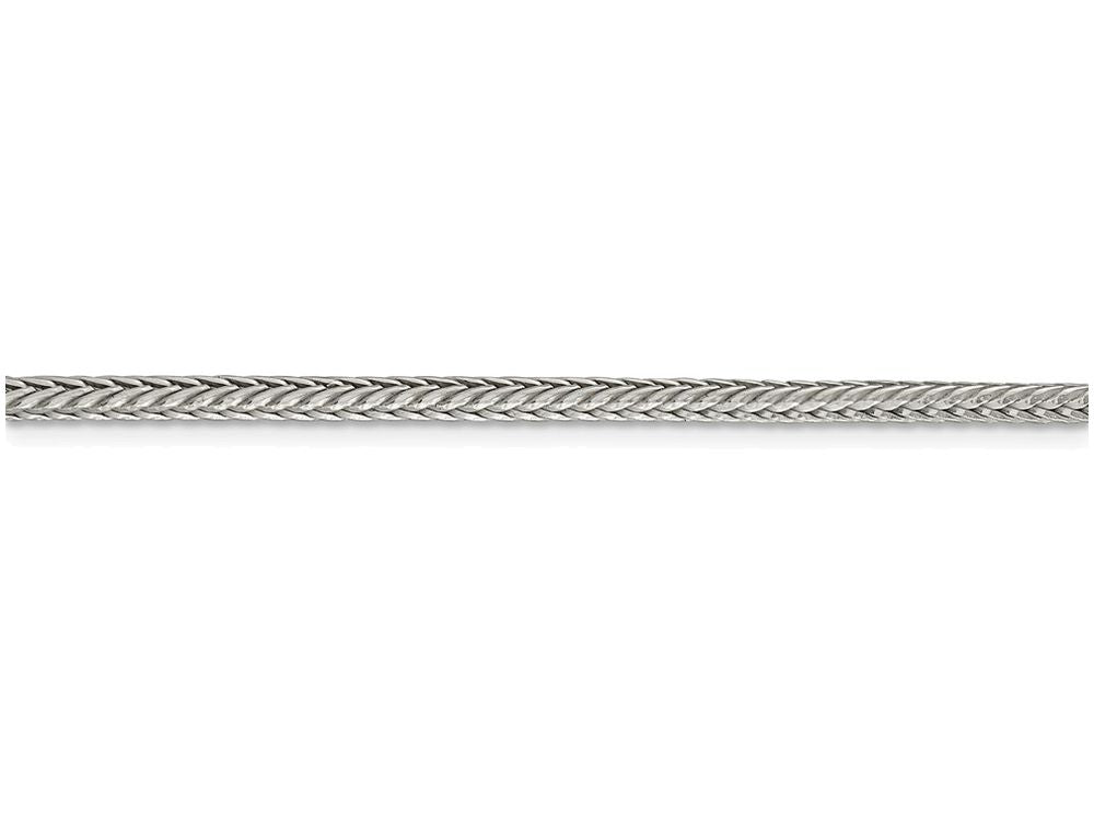 FJC Finejewelers 16 Inch Sterling Silver 2.5mm bright-cut Franco Chain Necklace