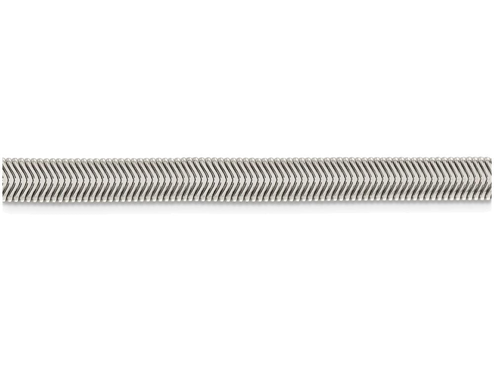 FJC Finejewelers 16 Inch Sterling Silver 6.25mm Flat Oval Snake Chain Necklace