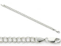 Amore LaVita Sterling Silver 8inch Polished Charm Bracelet 8 inches (5.25mm)