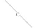 FJC Finejewelers Sterling Silver Heart Anklet