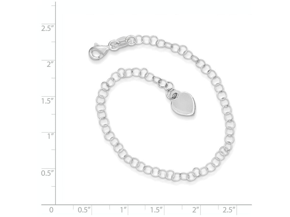 FJC Finejewelers Sterling Silver Round Link Bracelet