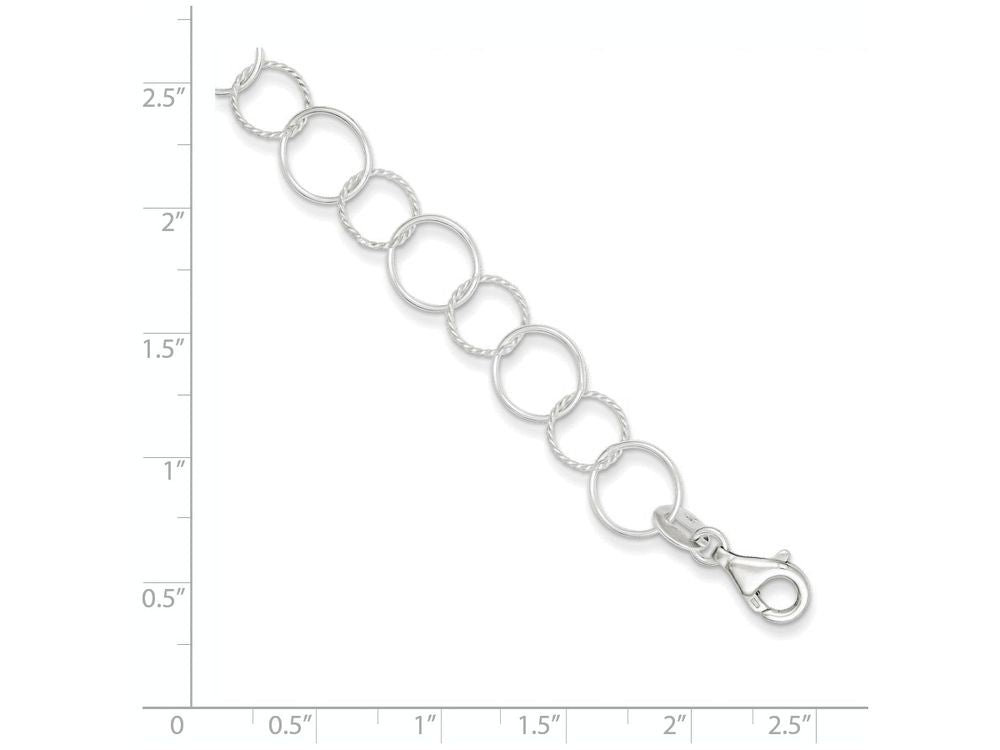 FJC Finejewelers Sterling Silver Fancy Bracelet
