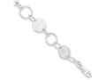 FJC Finejewelers Sterling Silver Fancy Circle Bracelet