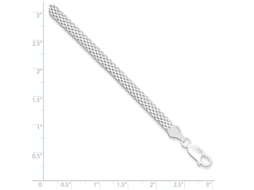 FJC Finejewelers Sterling Silver 5mm Mesh Bracelet