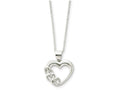 FJC Finejewelers Sterling Silver Heart Necklace