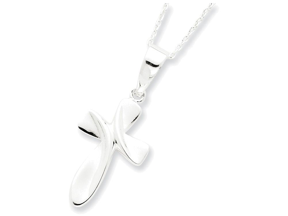 FJC Finejewelers Sterling Silver Cross Necklace