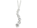 FJC Finejewelers Sterling Silver Cubic Zirconia Journey Necklace