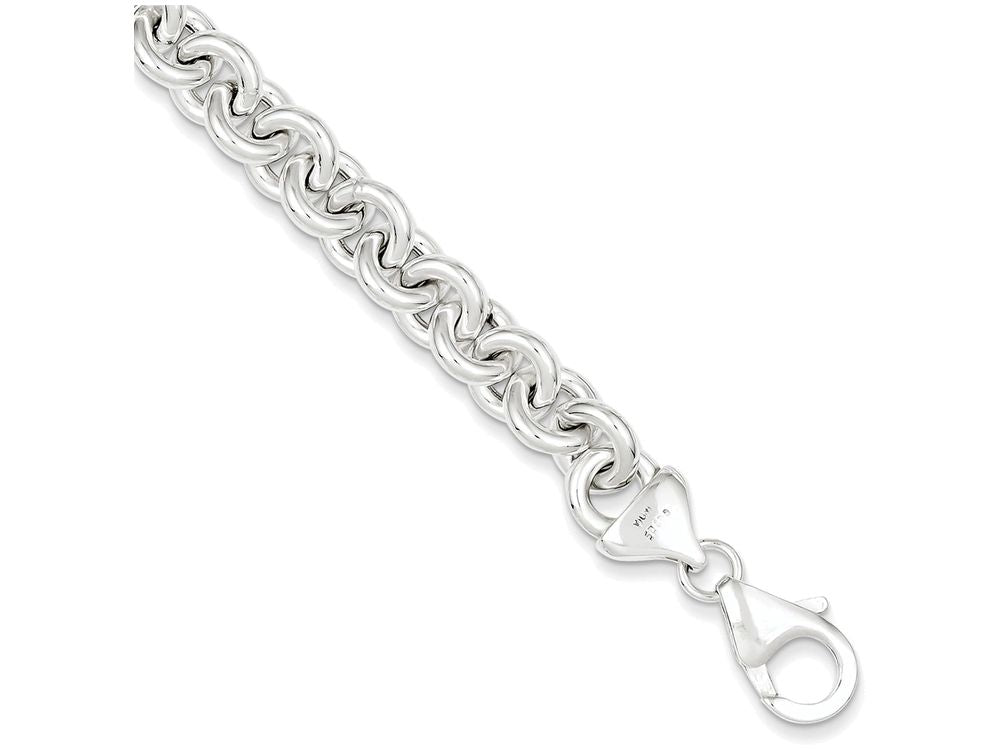 FJC Finejewelers Sterling Silver Polished Fancy Link Bracelet