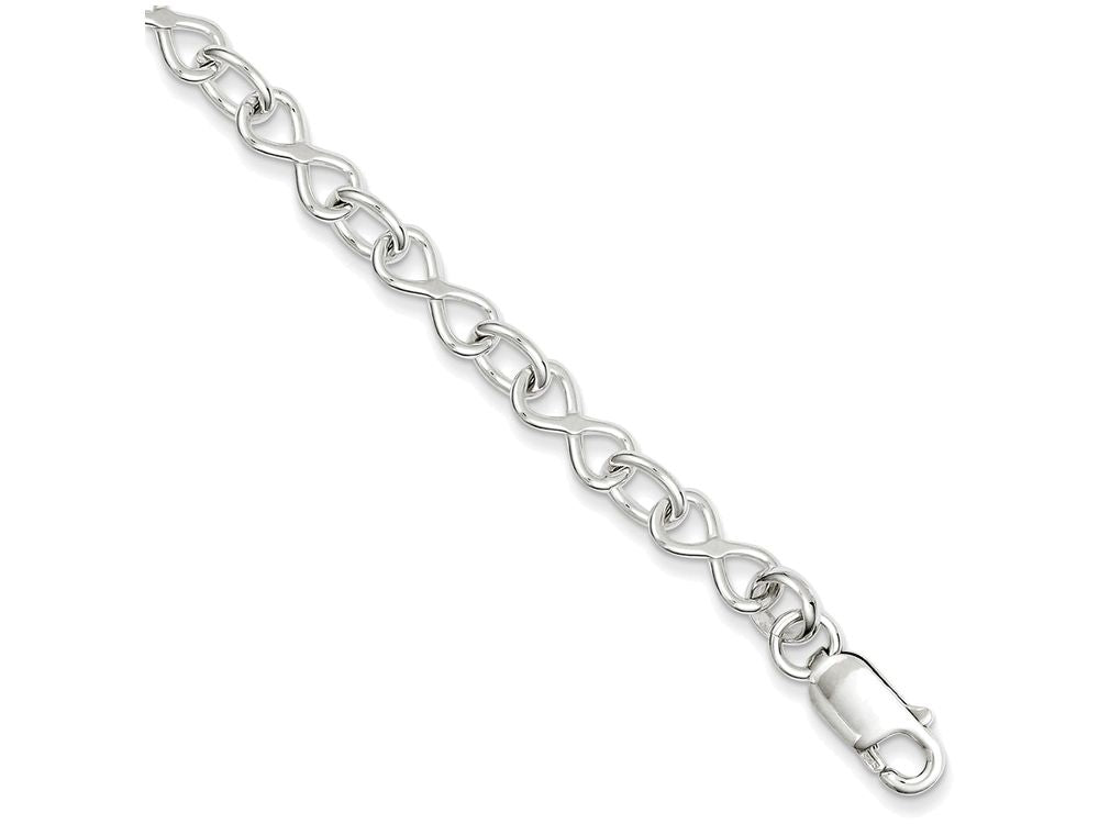 FJC Finejewelers Sterling Silver Polished Fancy Link Bracelet
