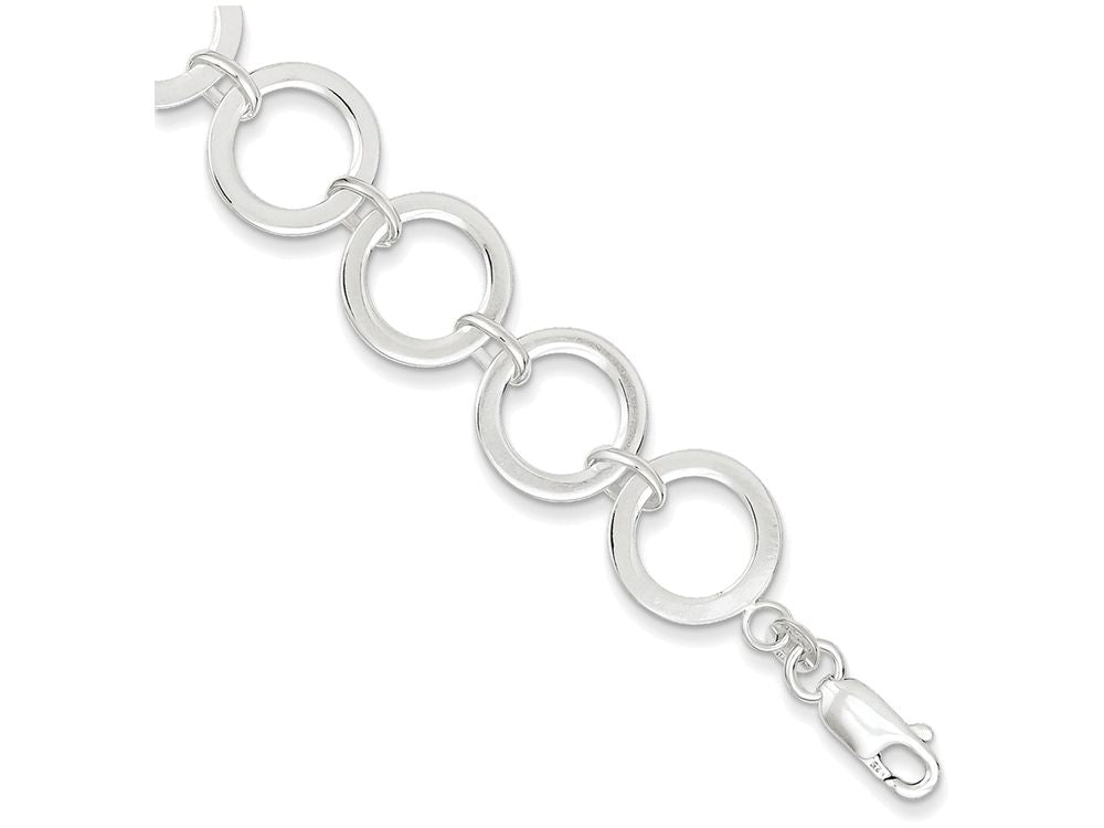 FJC Finejewelers Sterling Silver Circle Link Bracelet
