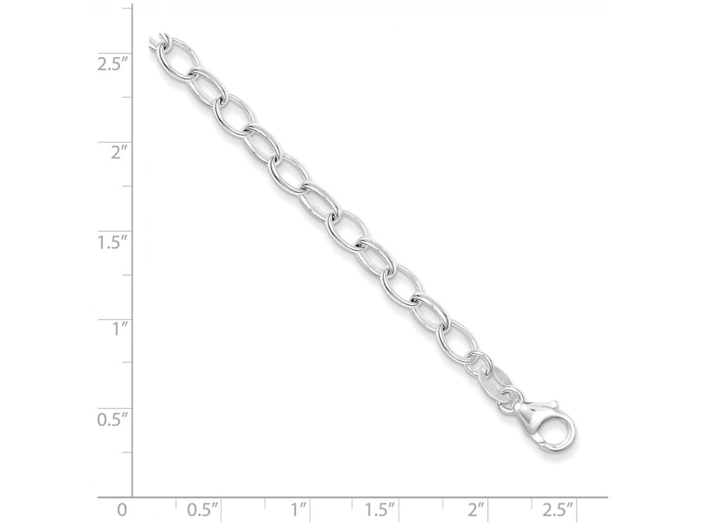 FJC Finejewelers Sterling Silver Polished Fancy Link Bracelet
