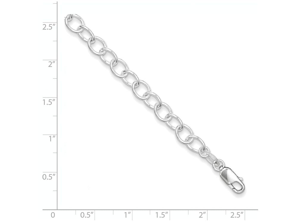 FJC Finejewelers Sterling Silver Polished Fancy Link Bracelet