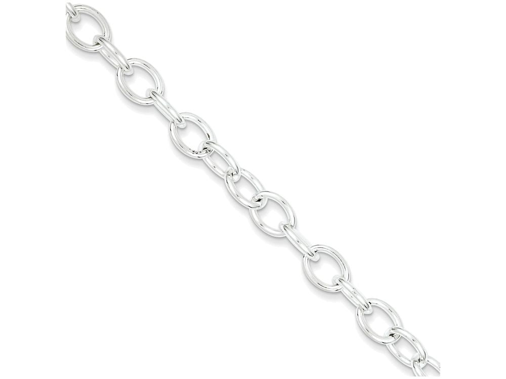 FJC Finejewelers Sterling Silver Polished Fancy Link Toggle Bracelet