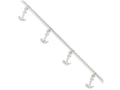 FJC Finejewelers Sterling Silver Polished Anchors W/ 1in Ext. Anklet