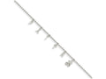 FJC Finejewelers Sterling Silver 10 W/1ext. Anklet