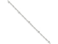 FJC Finejewelers Sterling Silver W/ 1in Ext. Anklet