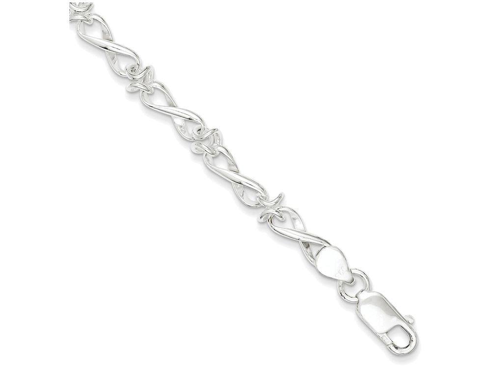FJC Finejewelers Sterling Silver Polished Fancy Link Bracelet