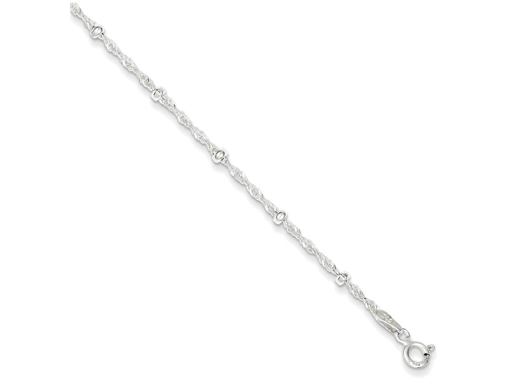FJC Finejewelers Sterling Silver With 1in Ext Fancy Bracelet