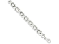 FJC Finejewelers Sterling Silver Polished And Satin X And O Bracelet