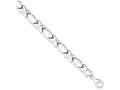 FJC Finejewelers Sterling Silver Polished And Satin X And O Bracelet