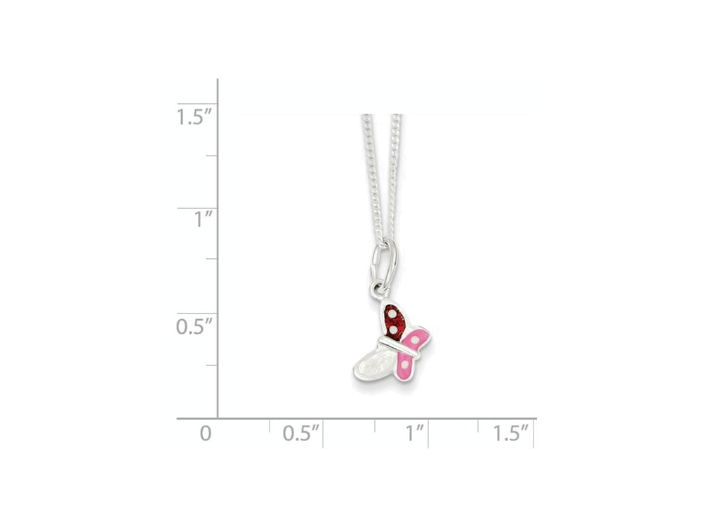 FJC Finejewelers Sterling Silver Butterfly Necklace