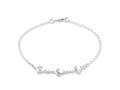 FJC Finejewelers Sterling Silver 3 Dolphins Anklet