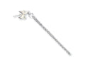 FJC Finejewelers Sterling Silver 9 inch Solid Polished Palm Tree Anklet