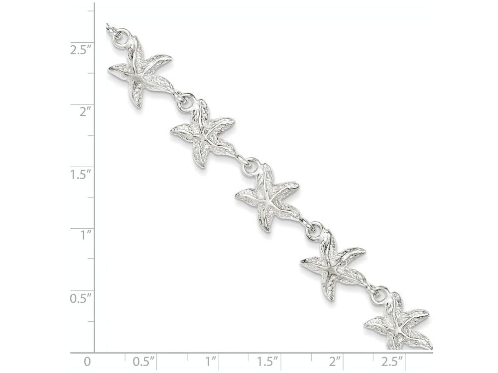 FJC Finejewelers Sterling Silver Starfish Bracelet
