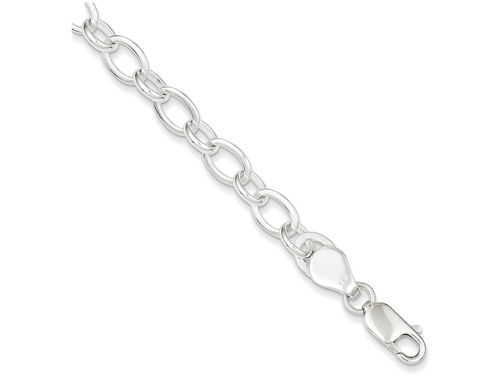 FJC Finejewelers Sterling Silver 7.5inch Fancy Link Bracelet
