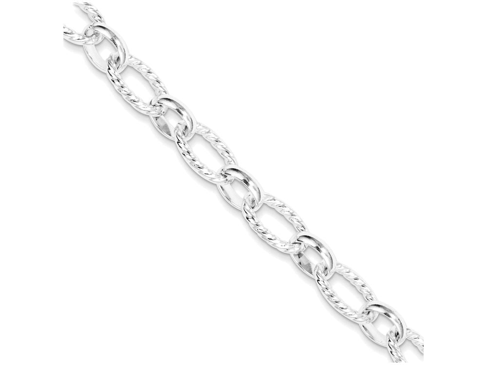 FJC Finejewelers Sterling Silver 7.5inch Polished Fancy Link Bracelet