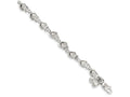 FJC Finejewelers Sterling Silver Skull Bracelet
