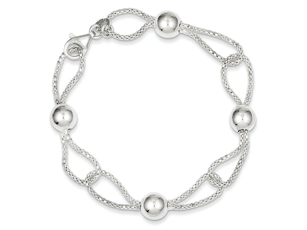 FJC Finejewelers Sterling Silver Fancy Bracelet