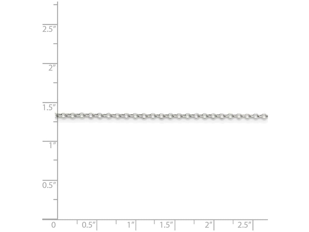 FJC Finejewelers 16 Inch Sterling Silver 1.75mm 8 Side bright-cut Cable Chain Necklace