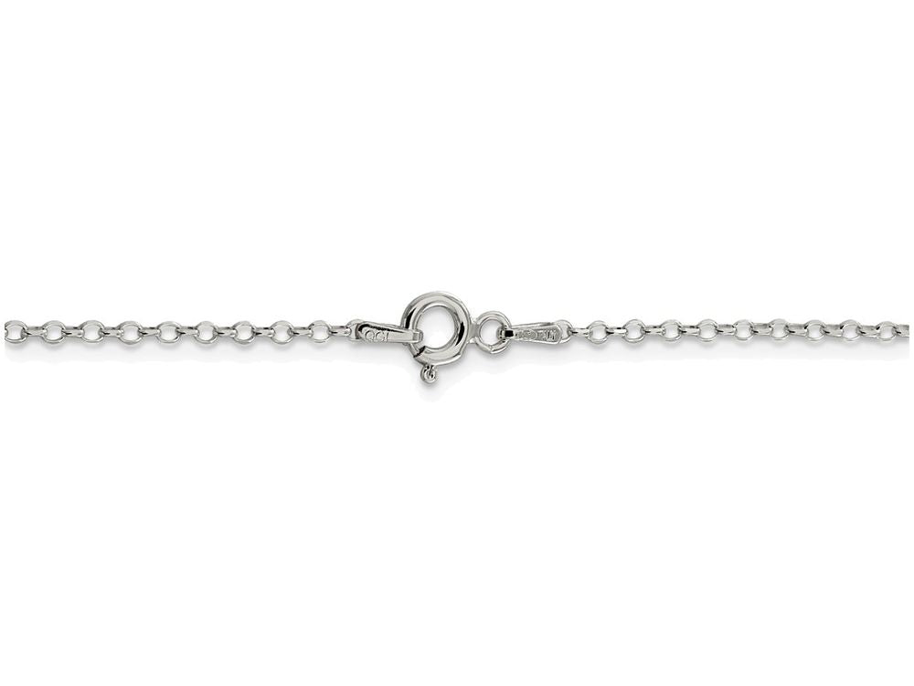 FJC Finejewelers 16 Inch Sterling Silver 1.75mm 8 Side bright-cut Cable Chain Necklace