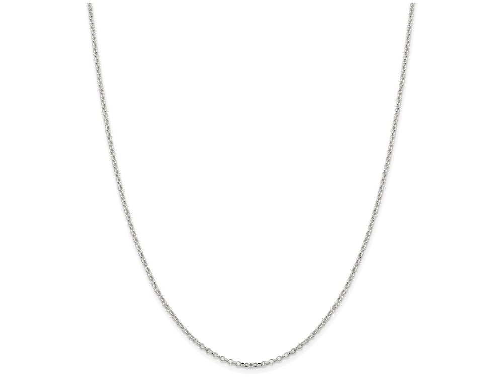 FJC Finejewelers 16 Inch Sterling Silver 1.75mm 8 Side bright-cut Cable Chain Necklace