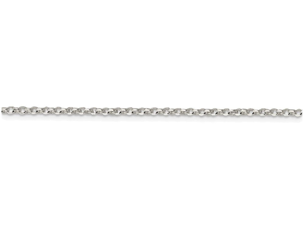 FJC Finejewelers 16 Inch Sterling Silver 2mm 8 Side bright-cut Cable Chain Necklace