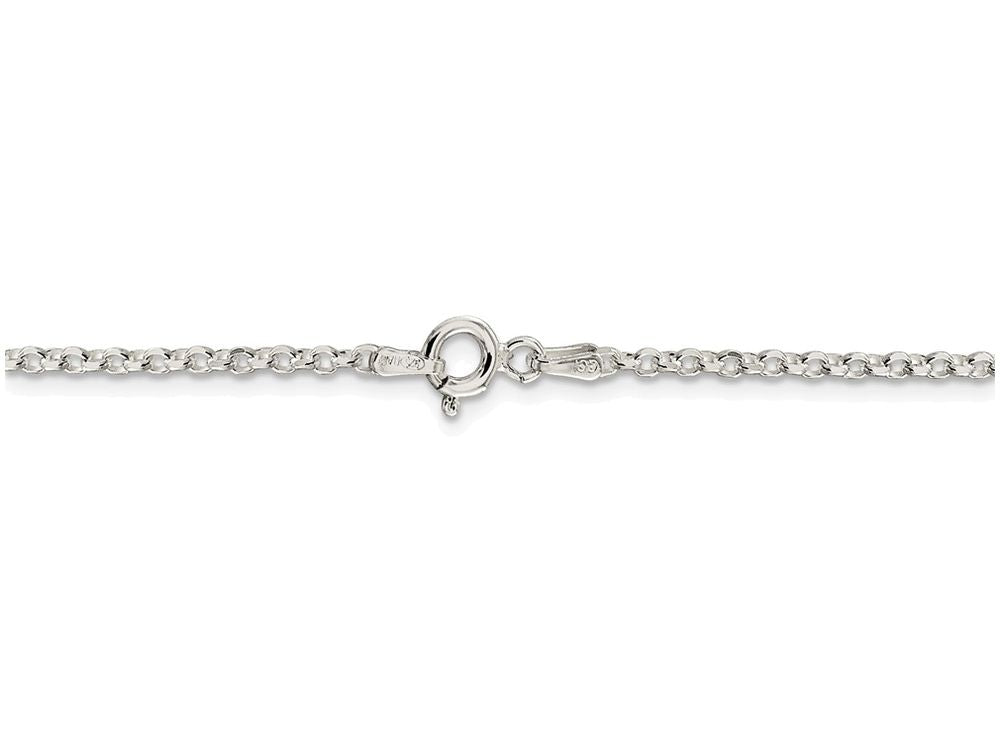 FJC Finejewelers 16 Inch Sterling Silver 2mm 8 Side bright-cut Cable Chain Necklace