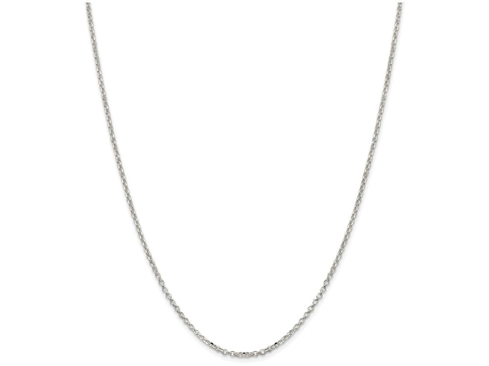 FJC Finejewelers 16 Inch Sterling Silver 2mm 8 Side bright-cut Cable Chain Necklace