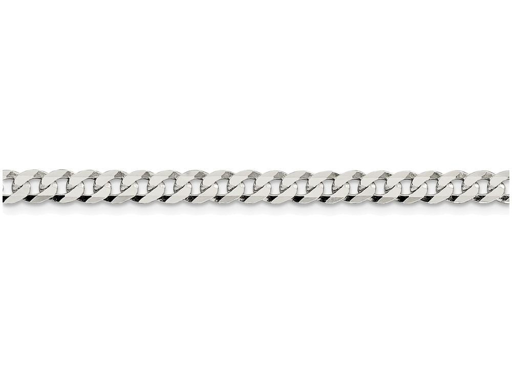 FJC Finejewelers 16 Inch Sterling Silver 4.5mm Close Link Flat Curb Chain Necklace