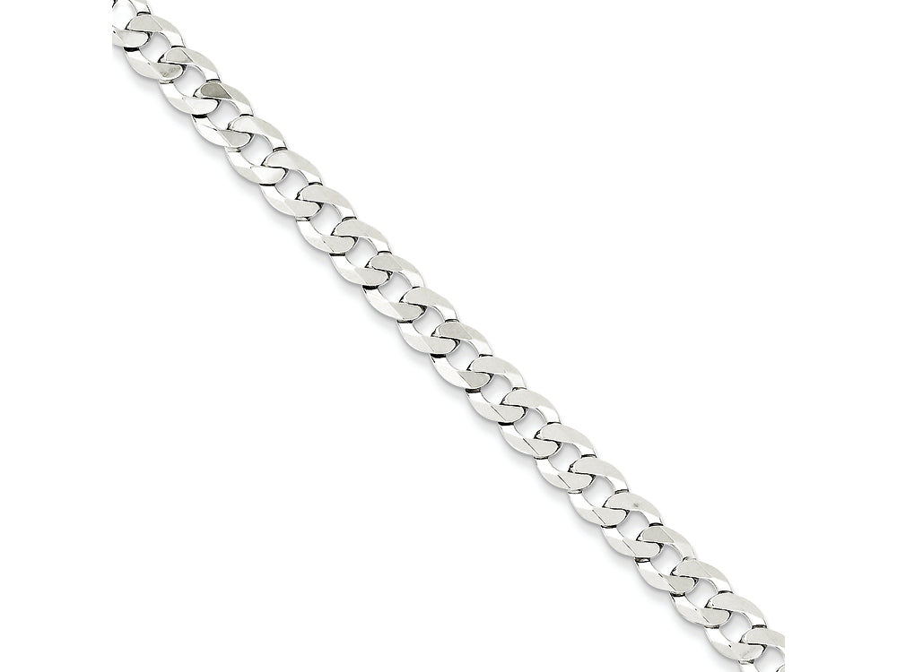 FJC Finejewelers 16 Inch Sterling Silver 5.75mm Close Link Flat Curb Chain Necklace