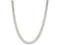 FJC Finejewelers 16 Inch Sterling Silver 8mm Close Link Flat Curb Chain Necklace