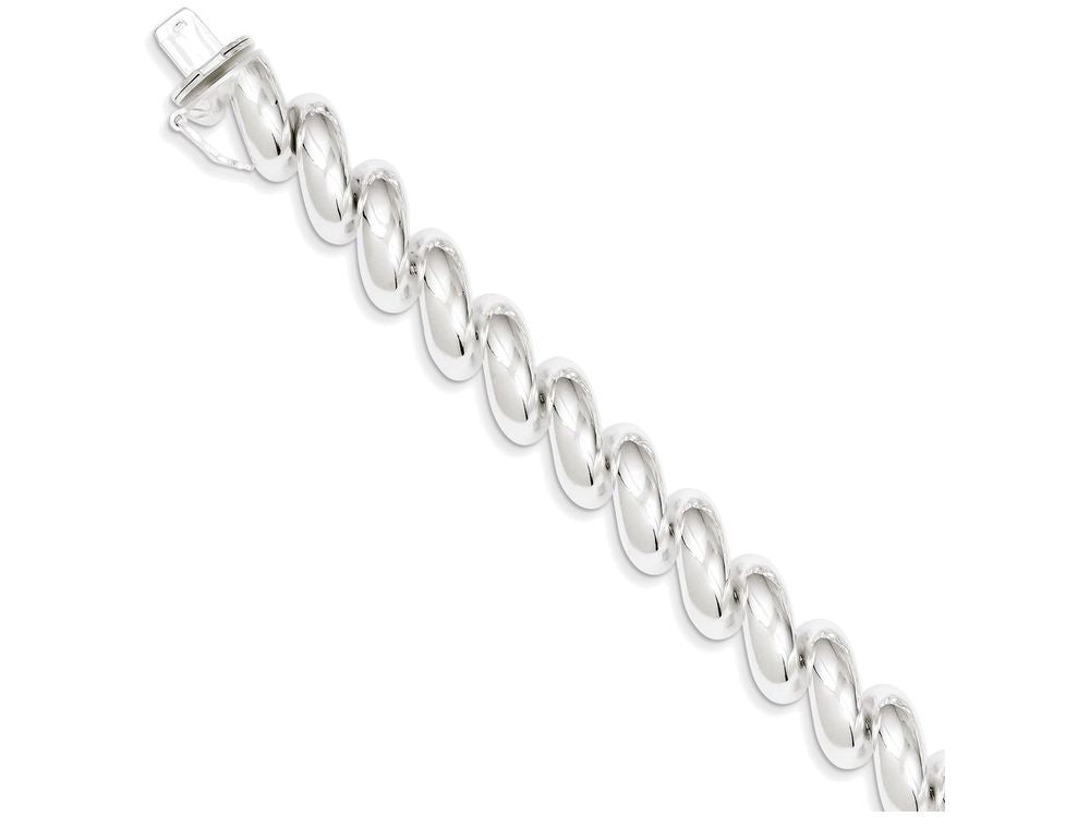 FJC Finejewelers Sterling Silver 10.0mm San Marco Bracelet